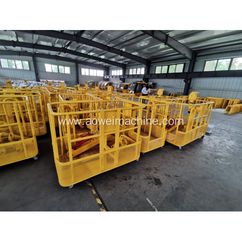 360 rotator crane gondola 1.2 m 1.5 m rotating crane cradle suspended platform